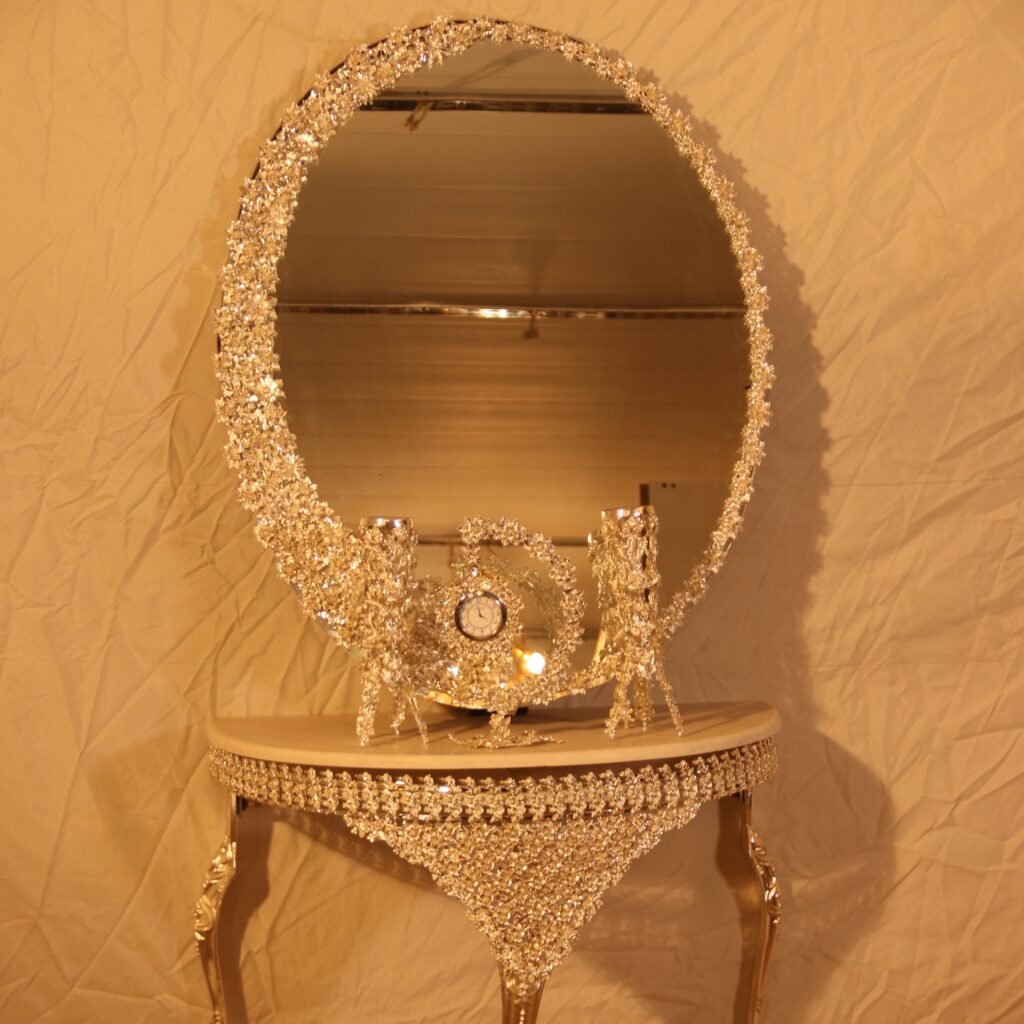 بازیافت آینه و شمعدان دست دوم